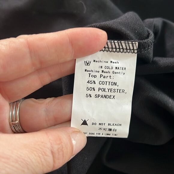 VFSHOW Zipper Front Color Block Peplum Flared Midi Dress for Work Business - Picture 14 of 14